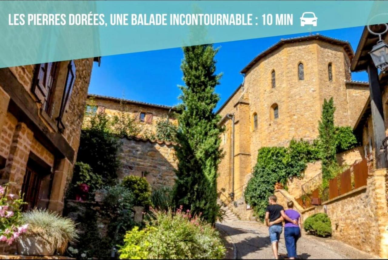 Ravissant Appartement T2 Proche Autoroute Et Centre-Ville Villefranche-sur-Saone Luaran gambar