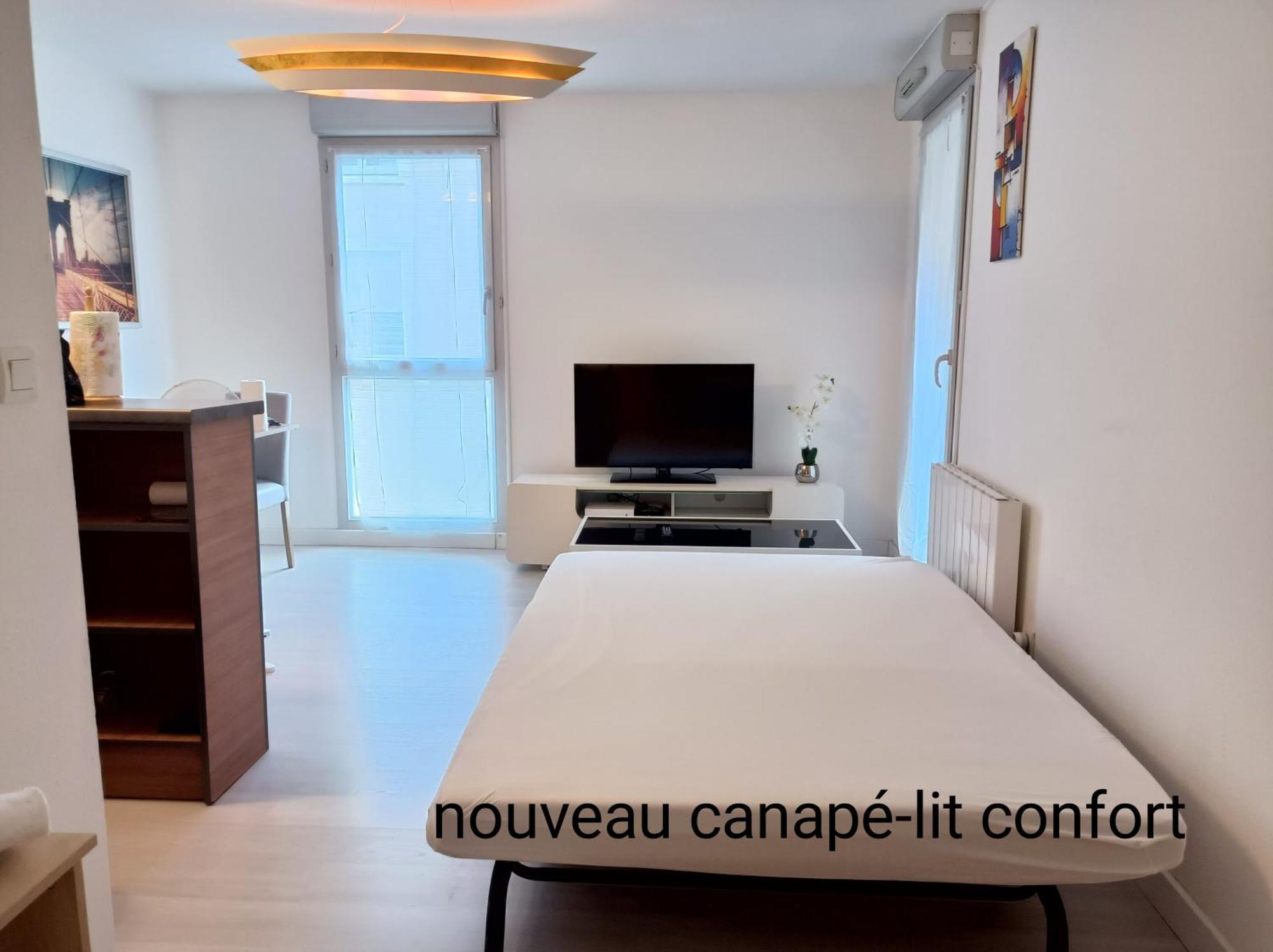 Ravissant Appartement T2 Proche Autoroute Et Centre-Ville Villefranche-sur-Saone Luaran gambar
